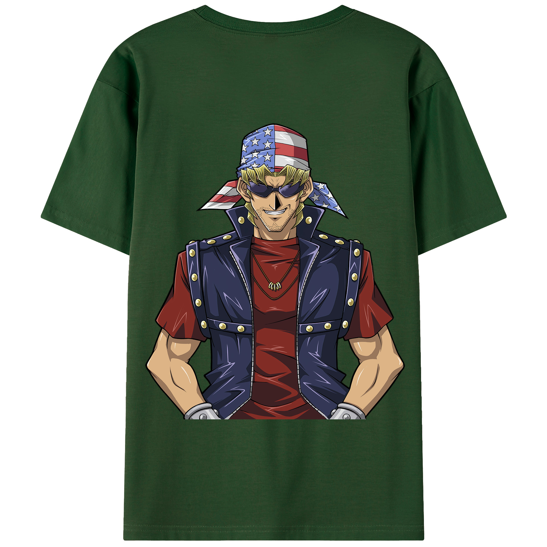 （画像用） 遊☆戯☆王 Yu-Gi-Oh! 綿100％半袖Tシャツ（背面プリント）